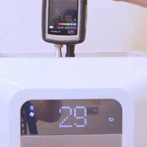 hiệu quả lọc bụi máy cấp khí tươi kiêm lọc không khí AC-260