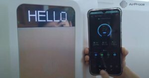 cách điều khiển máy cấp khí tươi AC-160