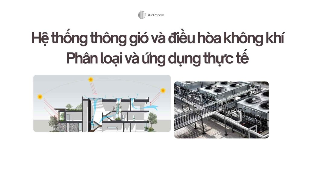 Hệ thống thông gió và điều hòa không khí Phân loại và ứng dụng thực tế