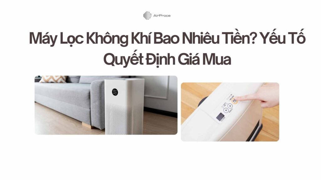 Máy Lọc Không Khí Bao Nhiêu Tiền Yếu Tố Quyết Định Giá Mua