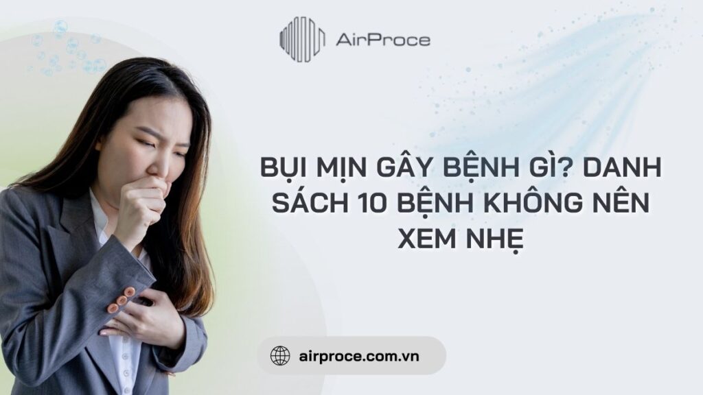 Bụi mịn gây bệnh gì? Danh sách 10 bệnh không nên xem nhẹ 1