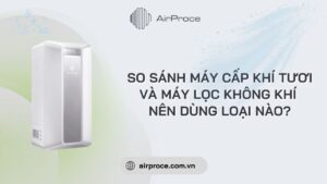 So sánh máy cấp khí tươi và máy lọc không khí: Nên dùng loại nào?
