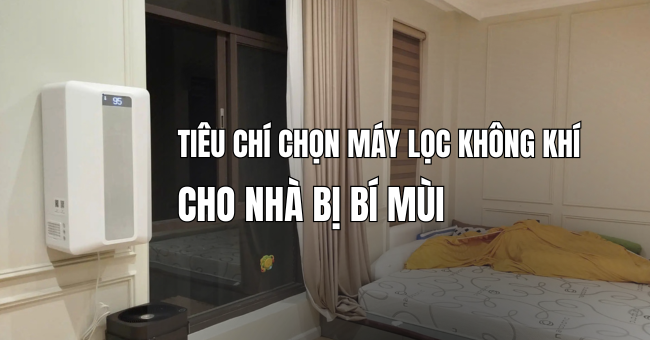 Tiêu chí lựa chọn máy lọc không khí phù hợp cho nhà bị bí - mùi 1 Tiêu chí chọn máy lọc không khí cho nhà bị bí mùi