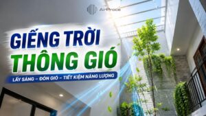 giếng trời thông gió