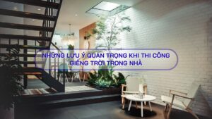 giếng trời trong nhà