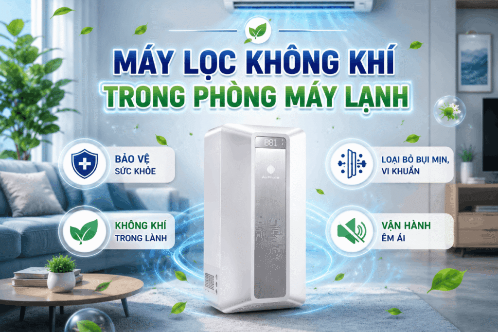 Review máy lọc không khí trong phòng máy lạnh được ưa chuộng hàng đầu 2026 1 máy lọc không khí trong phòng máy lạnh