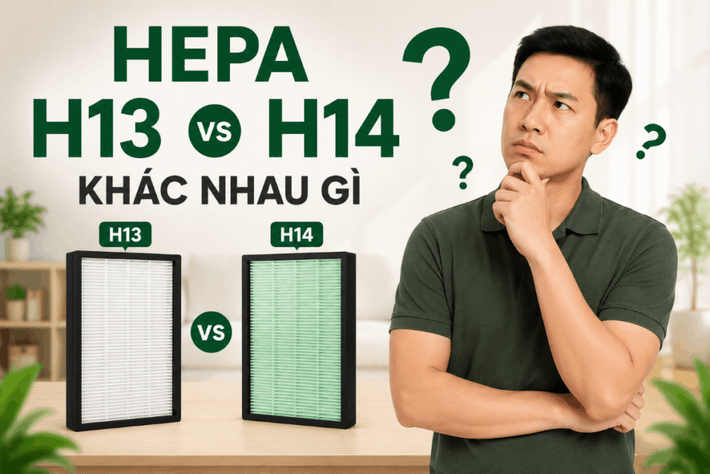 HEPA H13 vs H14 khác nhau gì? Bảng so sánh chuẩn EN1822 mới nhất 1 HEPA H13 vs H14 khác nhau gì