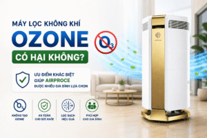 máy lọc không khí ozone có hại không